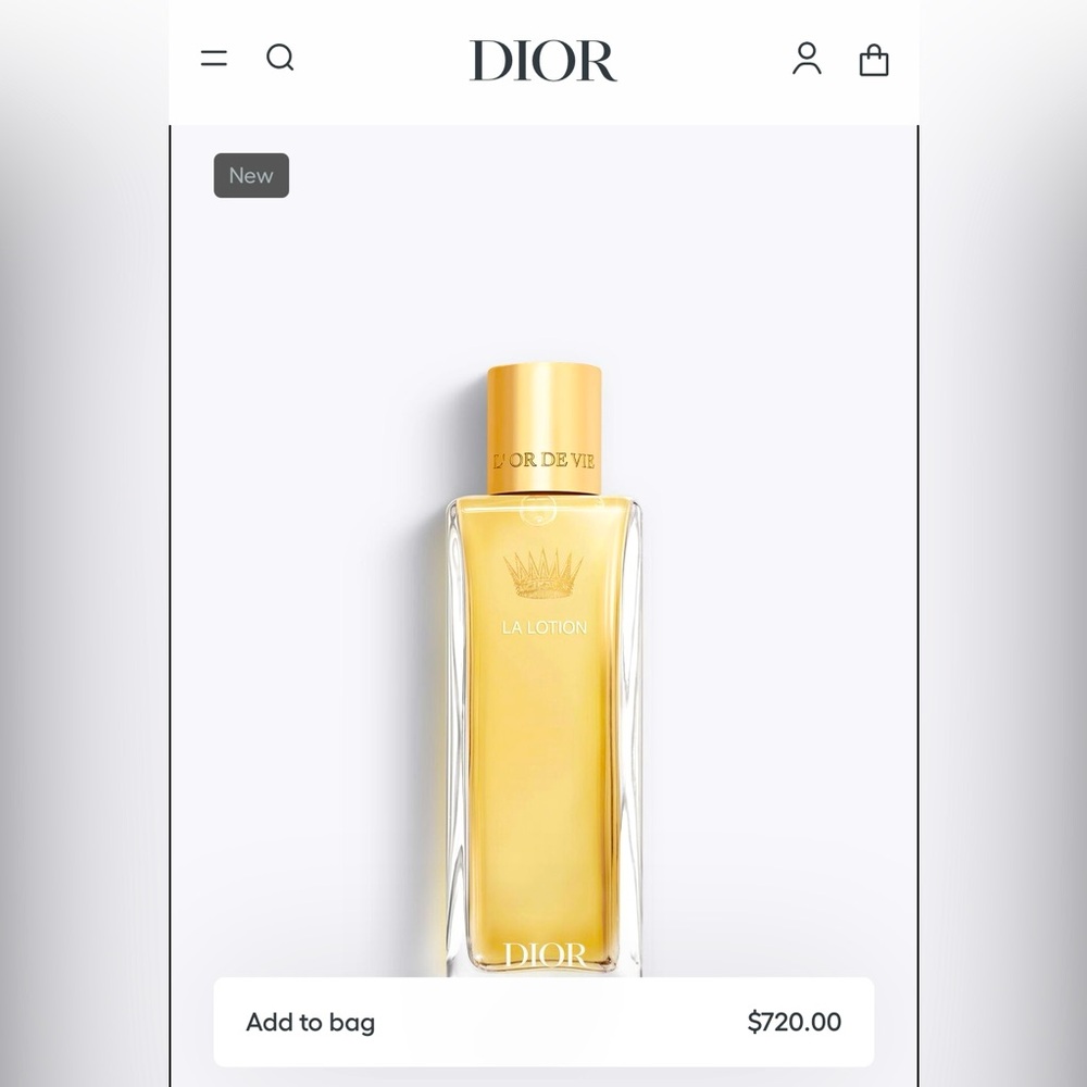 HUGEEEE NEW: Dior L’or De Vie La Lotion $720 MSRP - Picture 2 of 4